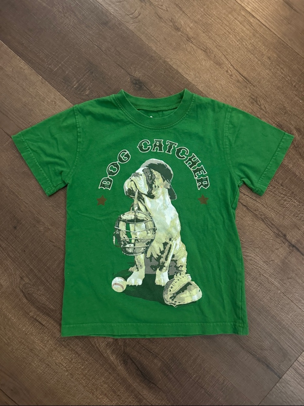 Wes & Willy 3T Green 'Dog Catcher' Graphic Tee